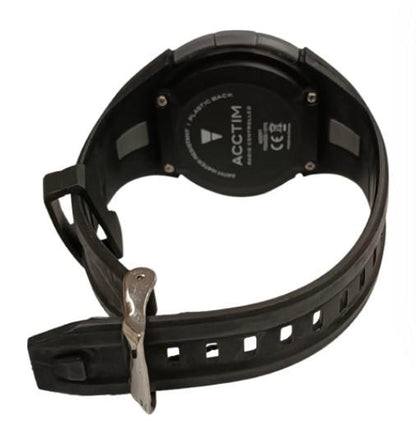 Acctim 'Alarm' Radio Controlled Watch Black Digital Sports Watch 60297B