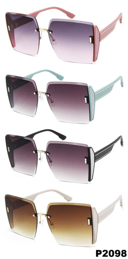 iCouture Adult Unisex Sunglasses 12 Assorted Colour P2098
