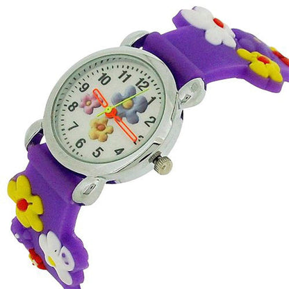 Relda Children's Boys / Girls Analogue 3D Silicone Strap Watch REL4 Available Multiple Colour