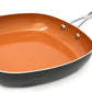 GOTHAM STEEL Tri-Ceramal 25cm Square Shallow Pan