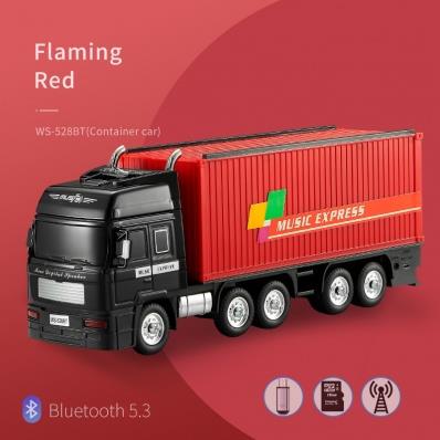 WSTER Wireless Bluetooth Container Truck Speaker with TF/USB/FM  528BT