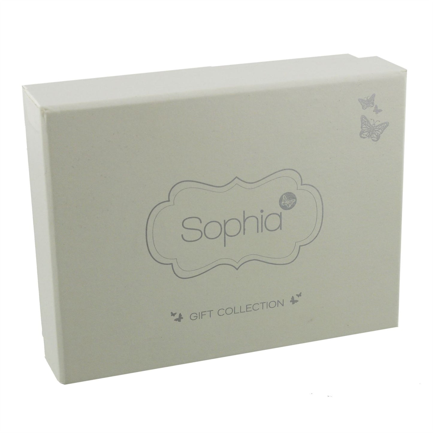 Sophia  G/Boxed S/P Trinket Oblong/Wavy with feet