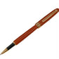 Imperial Wood Matt Brown Gold Trim Ball Pen Fine NIB IMP338R