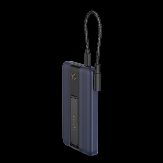 WYE 5K Wireless Power Bank With Stand - Blue