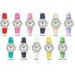Pelex Mens / Ladies Big Dial Coloured Leather Strap Quartz Watch PLX-048 Available Multiple Colour