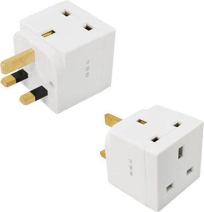 2 Way Electrical Plugs Box of 10