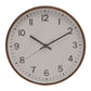 Wm Widdop Round Wall Clock Wood Effect 30cms W9830-31 Available Multiple Colour