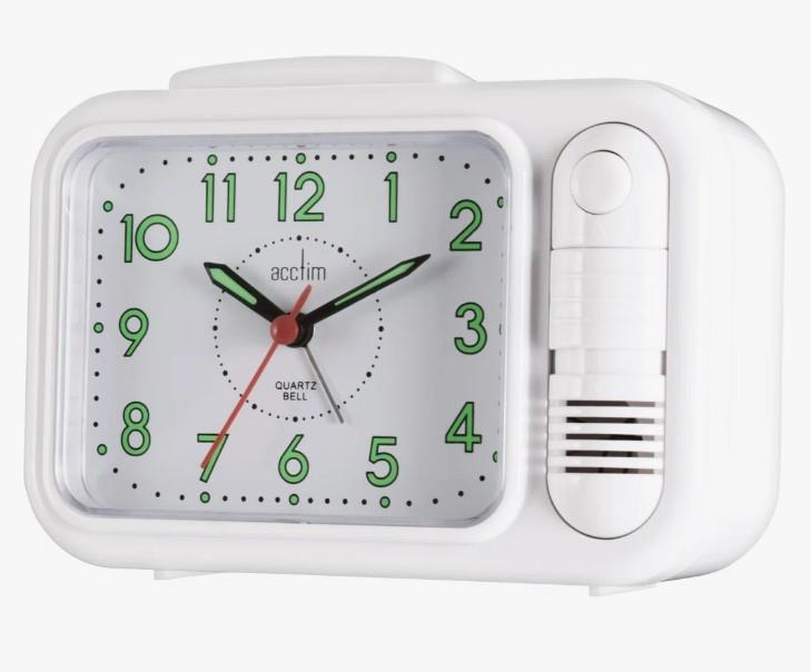 Acctim SONNET Bell Alarm Clock 1261 Available Multiple Colour