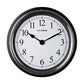 Hometime 35cm Wall Clock With Arabic Dial Available Multiple Colour