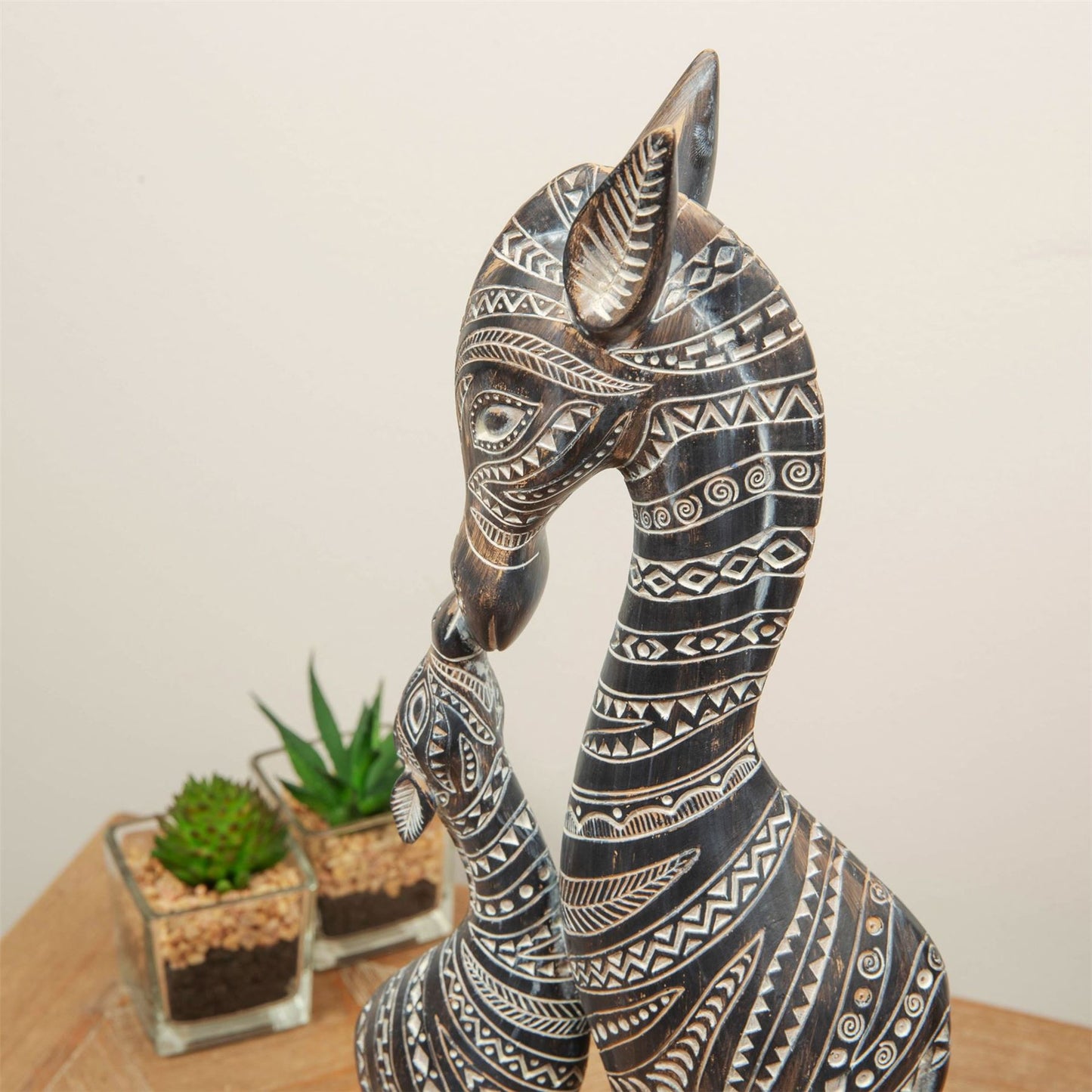 Zebra Figurine - Mother and Foal 34.5cm