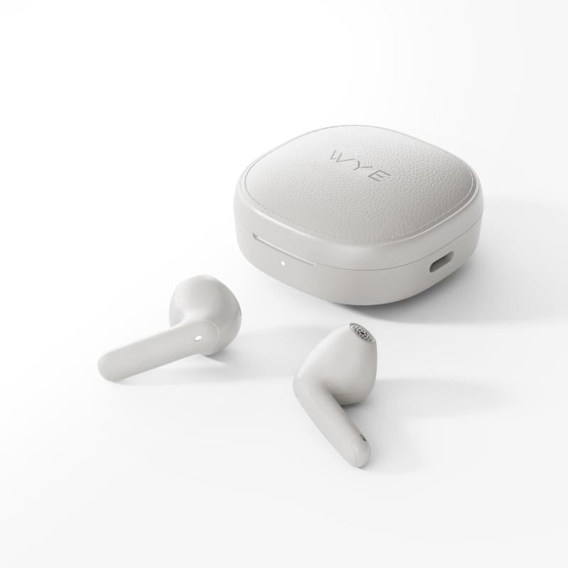 WyeWave In-Ear Wireless ENC & Water Resistant Earbuds Beige