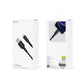 WYE USB-A to 8-Pin Fast Charging & Data Cable 3m - Black/White