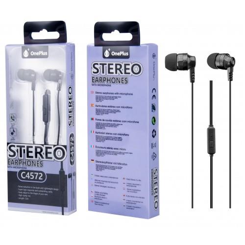 Headphones with Microphone Belinda, 1.2M cable, Black