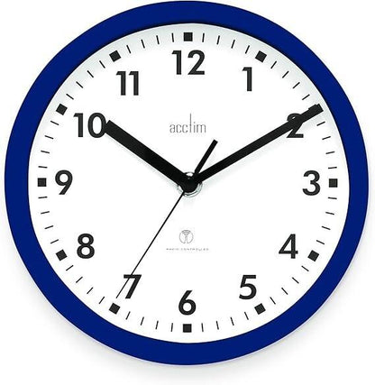 Acctim Nardo 20cm Radio Controlled Wall Clock 7466 Available Multiple Colour