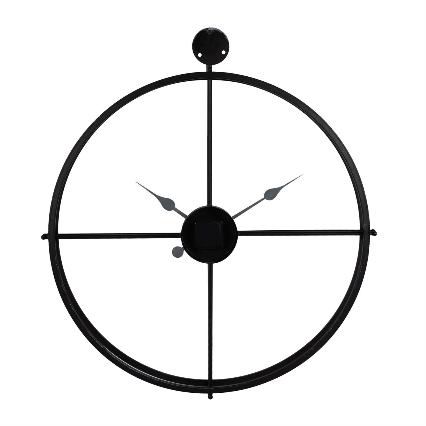 Hometime Round Wall Clock Cut Out Design 72 cms