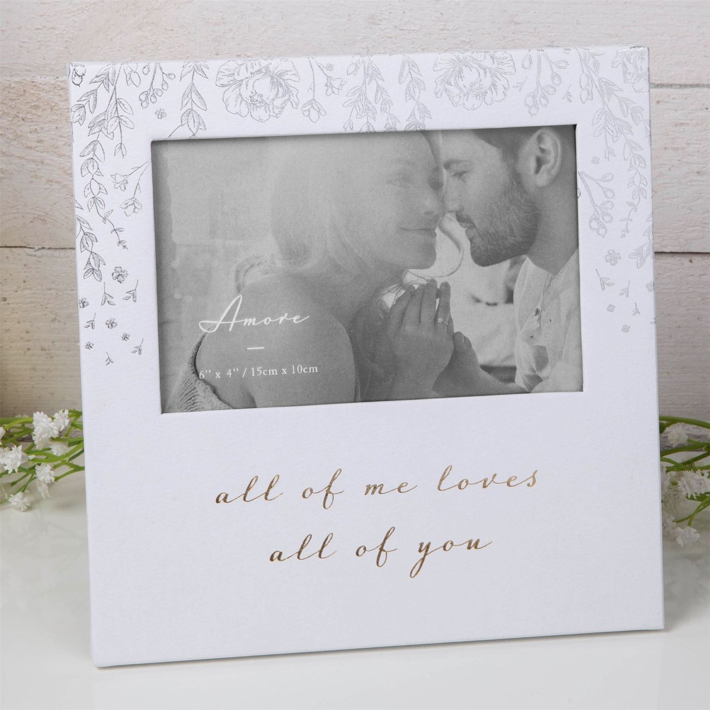 Amore Paperwrap Photo Frame Loves All Of You 6" x 4"