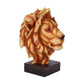 Naturecraft Wood Effect Resin Figurine - Lion Head