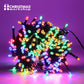 300 LED Multi Coloured Chaser Christmas Lights - 20.9metres 8 Light Modes