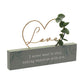 Love Story 'Memories' Mantel Plaque