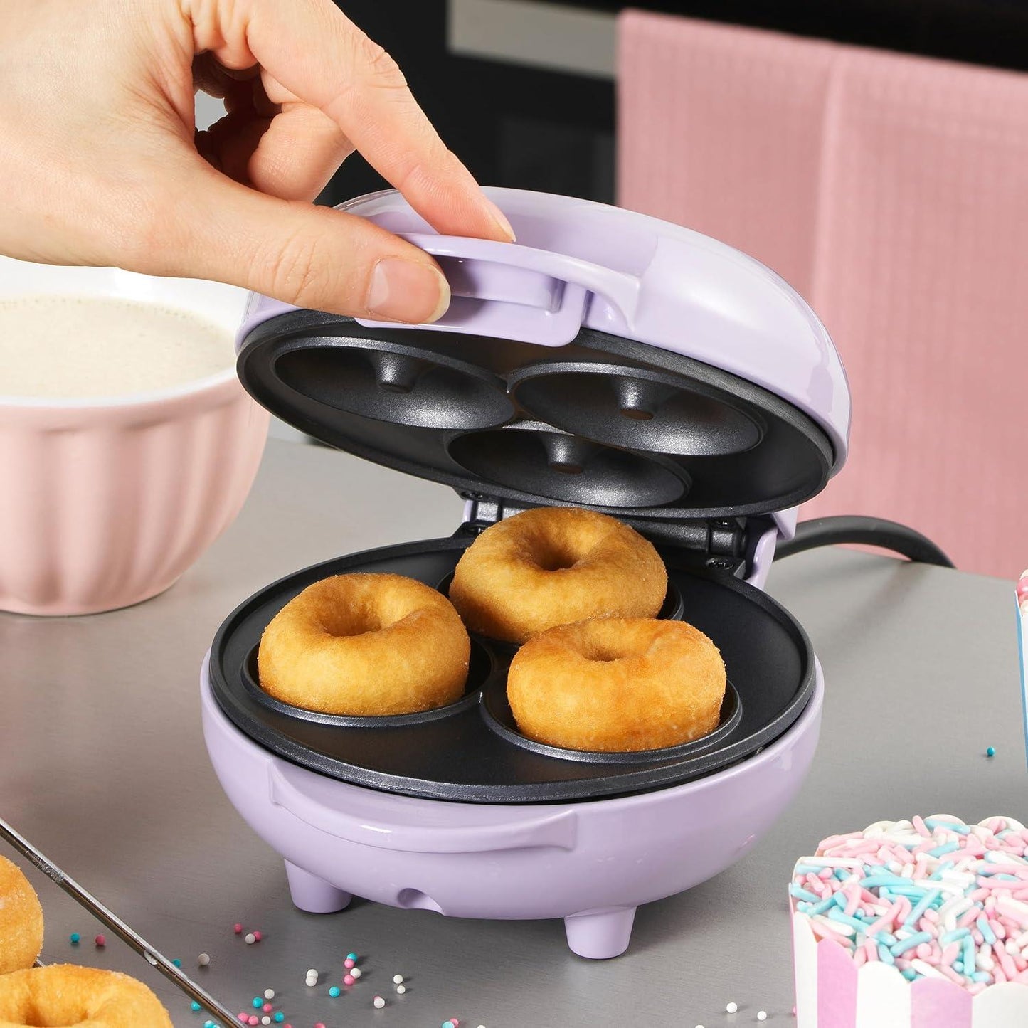 Giles & Posner Sorbet Mini Doughnut Maker 550W