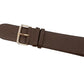 Genuine Dark Brown Leather Watch Straps Avilable Size 20mm-22mm