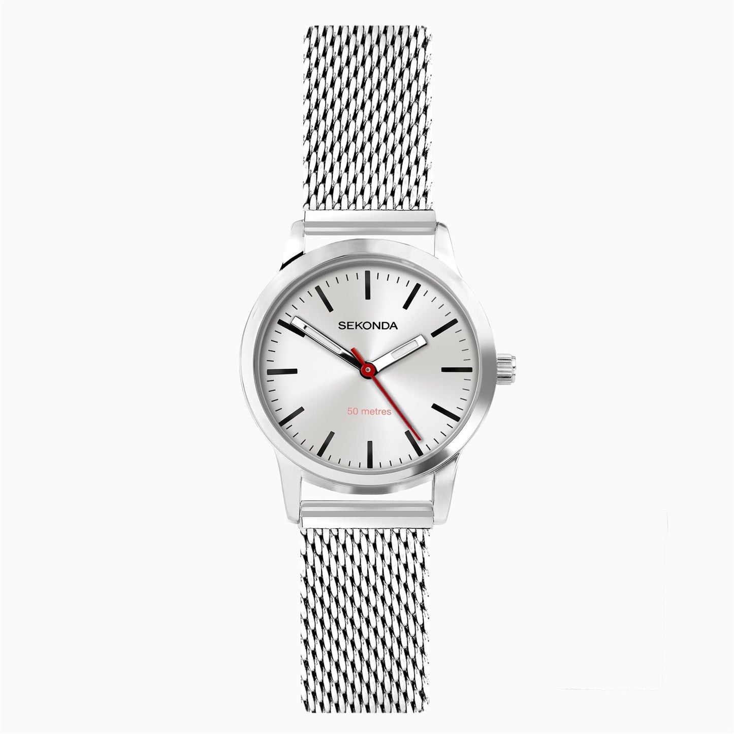 Sekonda Ladies NordicSilver Case & Stainless Steel Mesh Bracelet with Silver Dial Watch