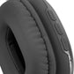 Maxim Bluetooth Headphones Wireless Range up to 25m, Calling, 12 Hours of Play Time, Metallic Black