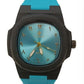 Clasico Mens Ladies Water Resistant Arabic Square Dial Rubber Strap Watch Available Multiple colour