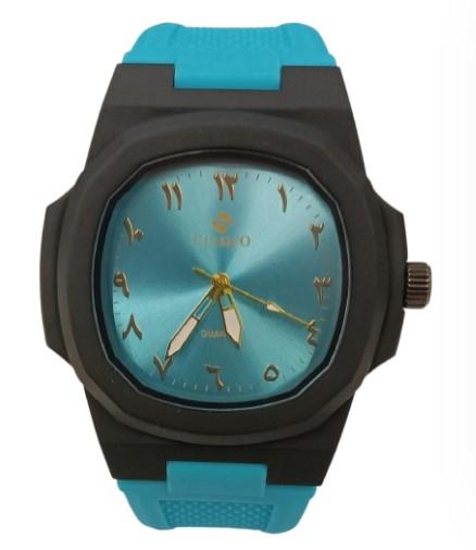 Clasico Mens Ladies Water Resistant Arabic Square Dial Rubber Strap Watch Available Multiple colour