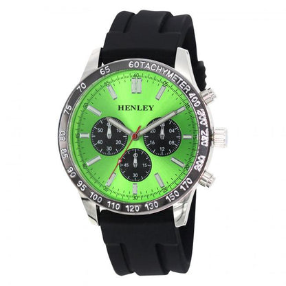 Henley Mens Fashion Polished Sports Silicone Watch H02223 Available Multiple Colour