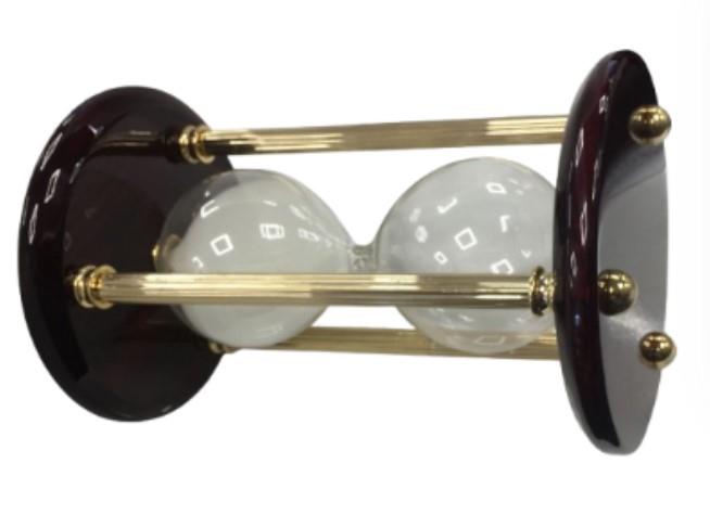 Miniature Clock 22cm Solid Matt Brown Wooden Gold Plated Large Hourglass Sand Timer IMP808