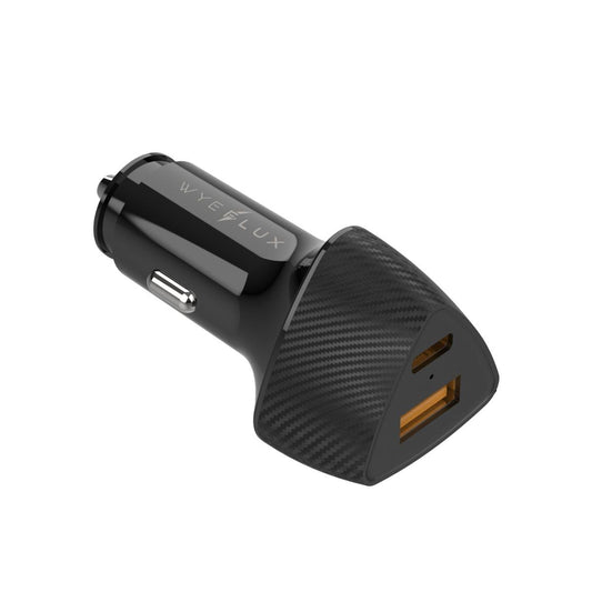 WYEFLUX 38W USB-A & C QC. In Car Charger
