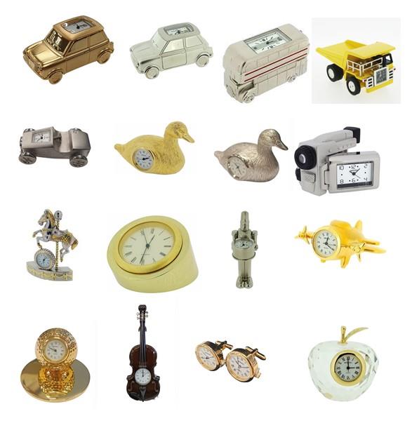 Miniature Clock 10 Assorted - CLEARANCE NEEDS RE-BATTERY