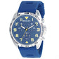 Henley Mens Multi Eye Sports Large Rubber Strap Watch H02215 Available Multiple Colour
