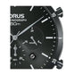 Lorus Mens Urban Chronograph Dated Black Dial Black Leather Strap Watch RT367HX9 BRAND NEW BUT NEEDS BATTERY