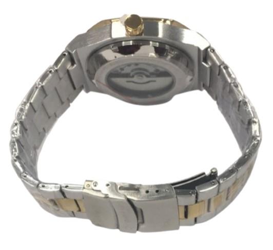 Christyan Arden Mens Fashion Octagon Dated Dial Analogue Metal Bracelet Strap Watch Available Multiple Color