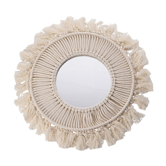 Hestia Macrame Wall Mirror 30cm