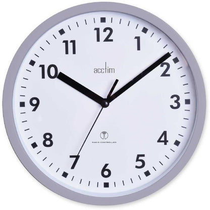 Acctim Nardo 20cm Radio Controlled Wall Clock 7466 Available Multiple Colour