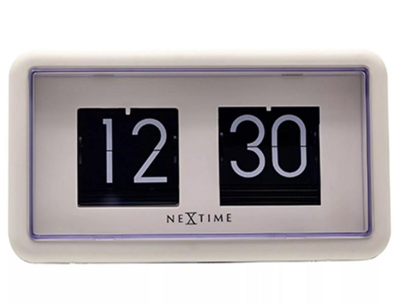 Widdop Nextime "Flip Clock" Table/Wall Clock Black & White