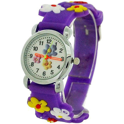 Relda Children's Boys / Girls Analogue 3D Silicone Strap Watch REL4 Available Multiple Colour