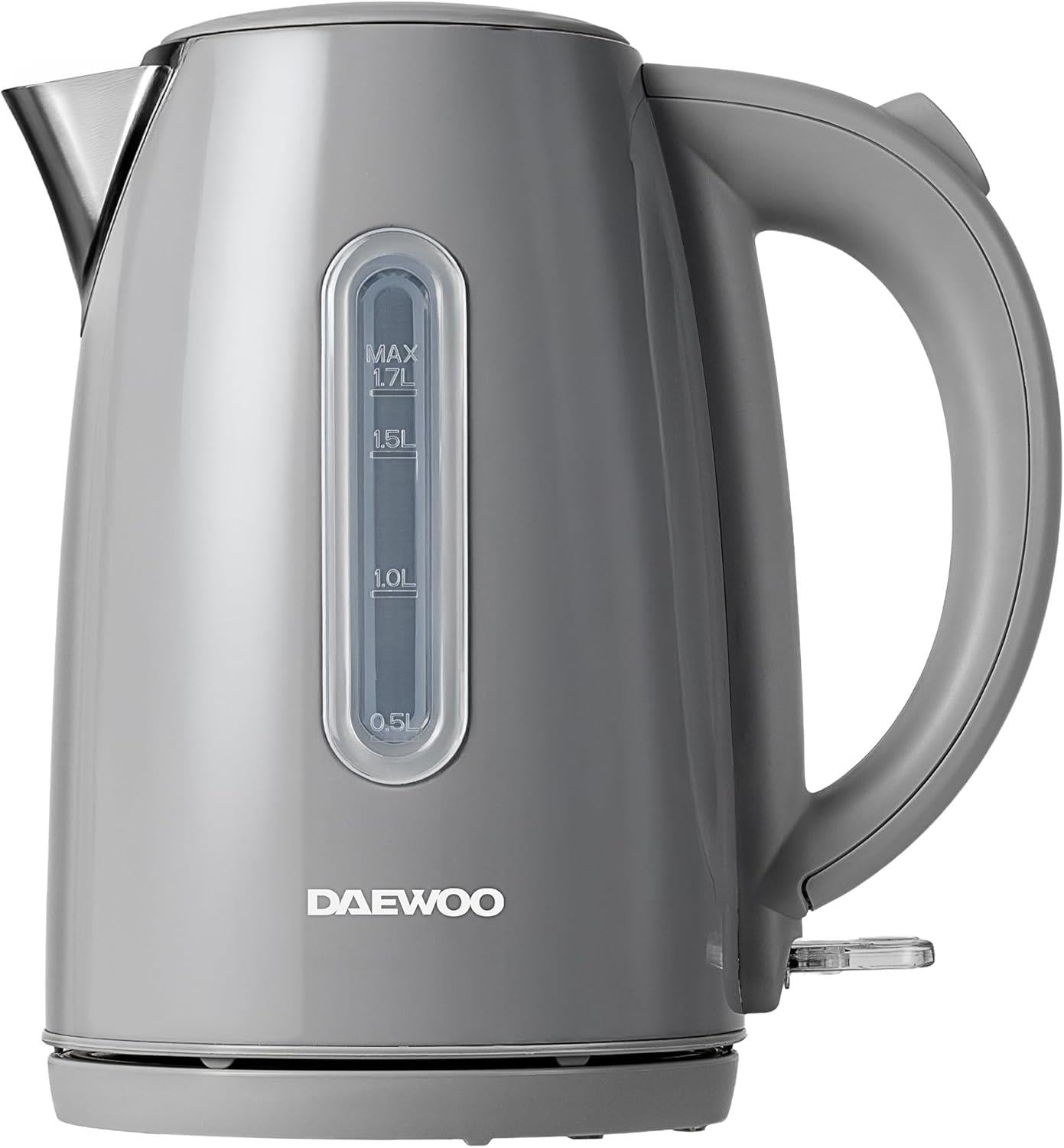 Daewoo Grey Kensington 1.7L Jug Kettle 3000W
