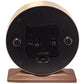 Wm.Widdop Black & Gold Mantel Alarm Clock