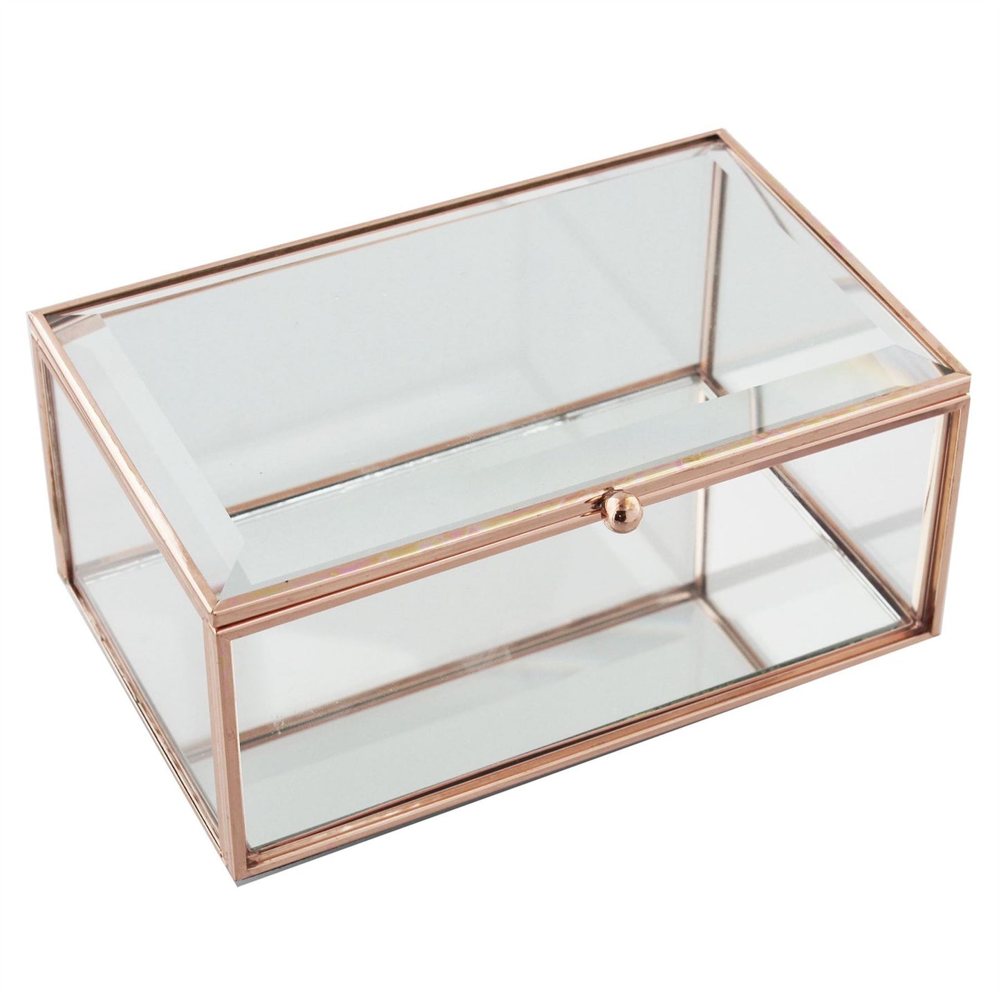 Hestia Jewellery Box Rose Gold Large 16x10cm