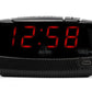 Acctim Wade 1.2" Red LED Smart USB Connector Digital Black Alarm Clock 16553