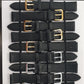 Leather Black Watch Straps Pk10 Available sizes 10mm To 24mm 1005.05