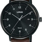 Lorus Mens Black Date Dial Brown Leather Strap Watch RH985MX9