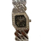 Clasico Ladies Water Resistant Bling Dial Metal Strap Bracelet Watch Available Multiple colour