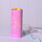 Large Pink Starburst LED Light Tube