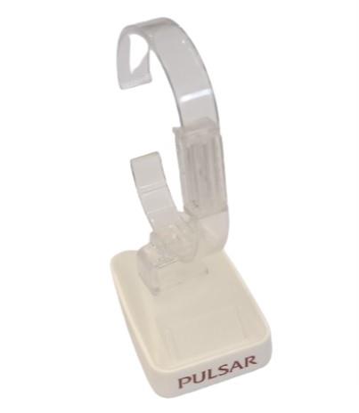 Pulsar White Single Watch C type Stand with Display (Watch Box)