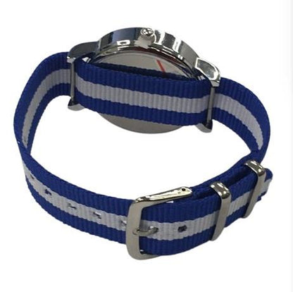 Relda Children's Time Teacher Analogue Blue Nylon Strap Boy's Watch REL112 - CLEARANCE NEEDS RE-BATTERY